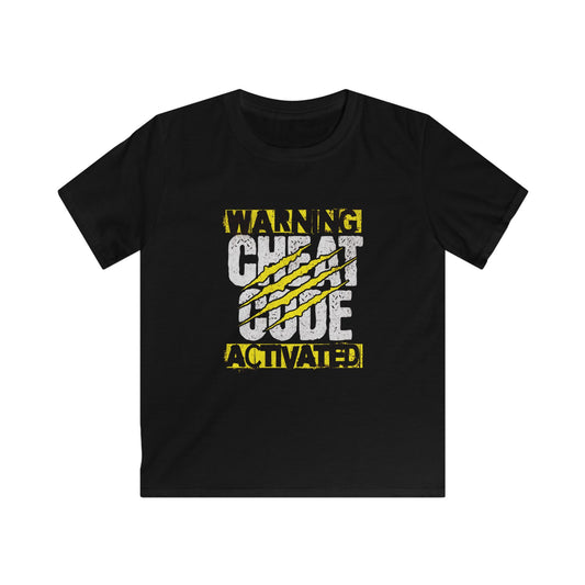 Kids Tee - Cheat Code Activated - Confidence Discipline Greatness